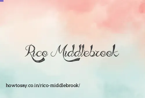 Rico Middlebrook
