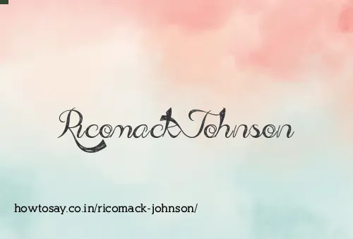 Ricomack Johnson
