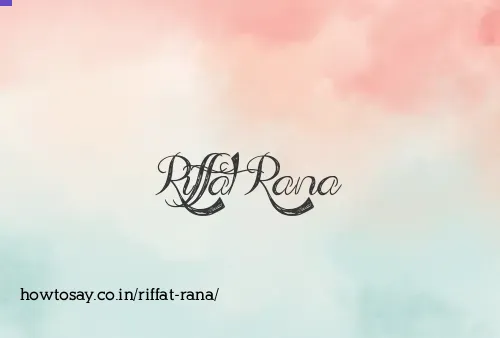 Riffat Rana