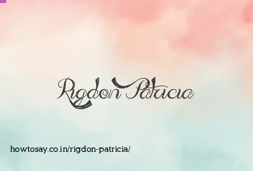 Rigdon Patricia