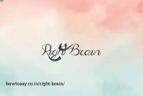 Right Brain