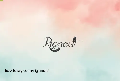 Rignault