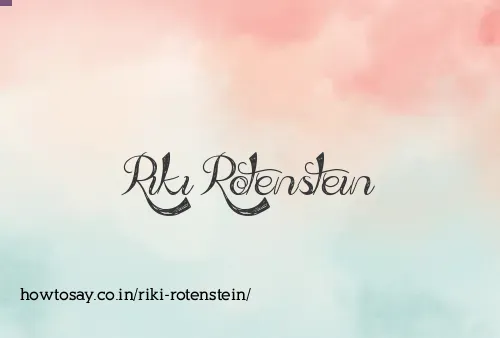 Riki Rotenstein