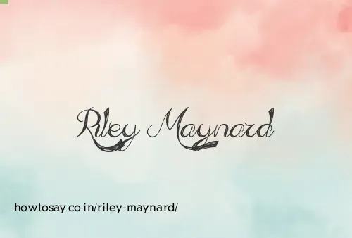 Riley Maynard