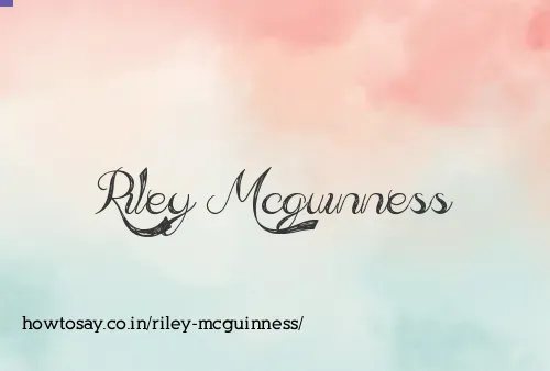 Riley Mcguinness