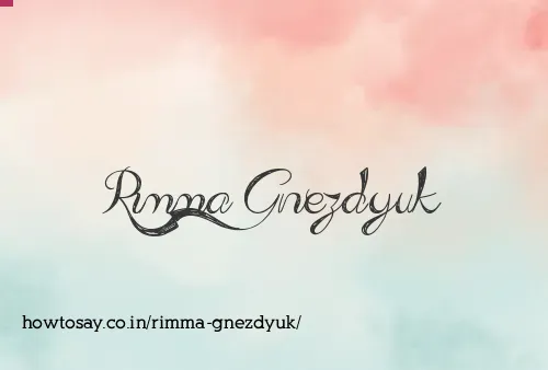 Rimma Gnezdyuk