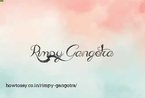 Rimpy Gangotra