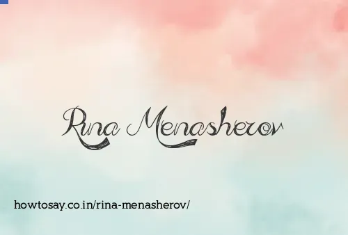 Rina Menasherov