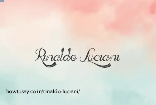 Rinaldo Luciani