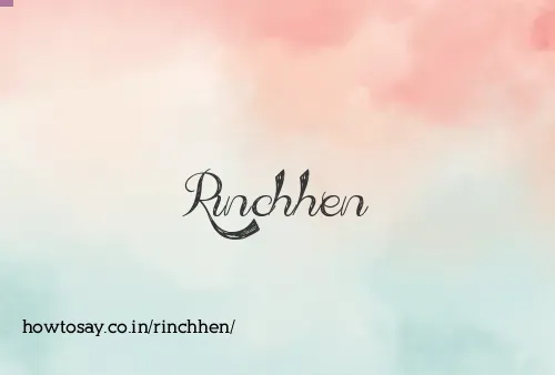 Rinchhen