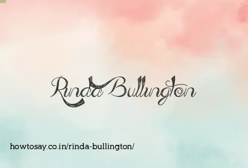 Rinda Bullington