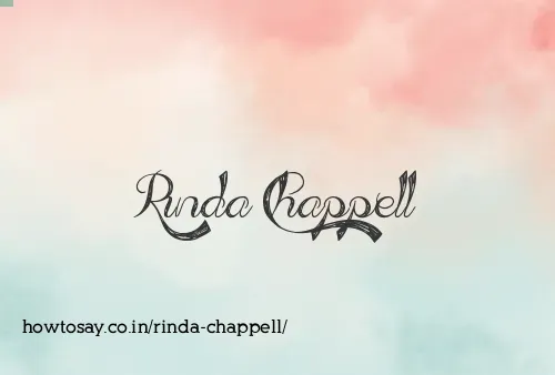 Rinda Chappell