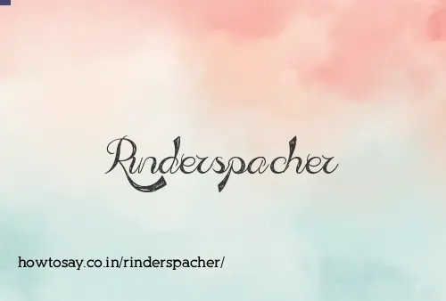 Rinderspacher