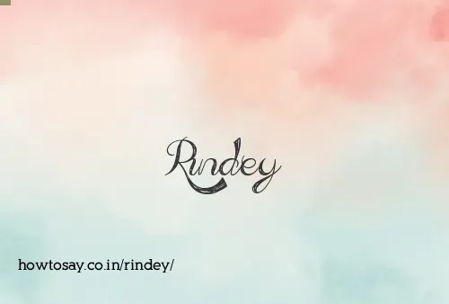 Rindey