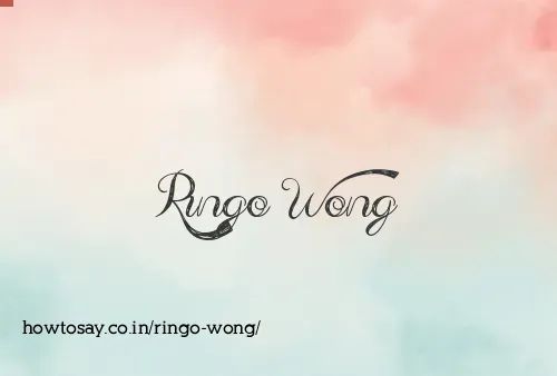 Ringo Wong