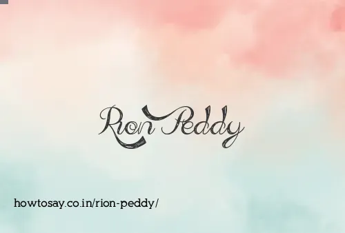 Rion Peddy