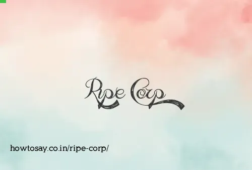 Ripe Corp