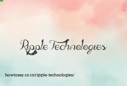 Ripple Technologies