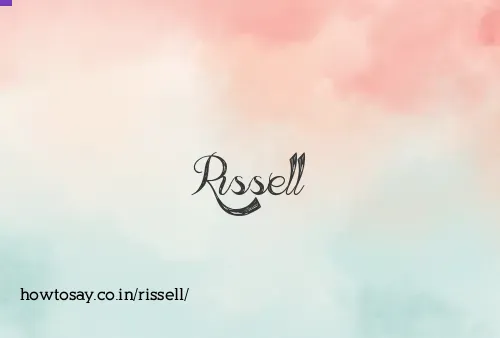 Rissell