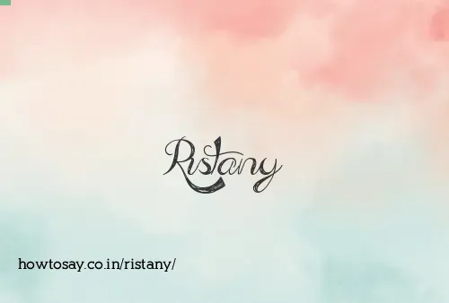 Ristany