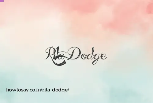 Rita Dodge