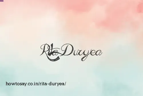 Rita Duryea