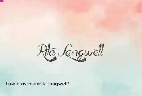 Rita Langwell