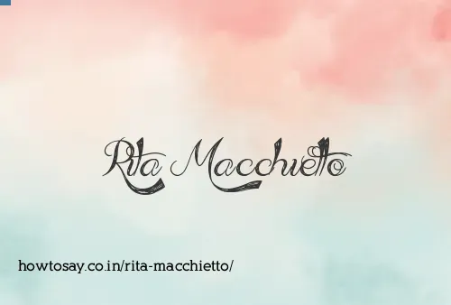 Rita Macchietto