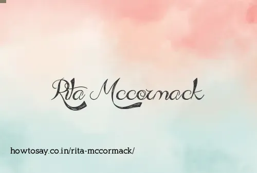 Rita Mccormack
