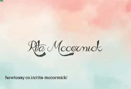 Rita Mccormick