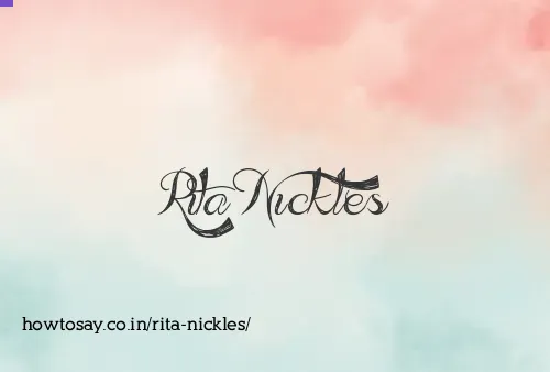 Rita Nickles