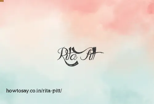 Rita Pitt