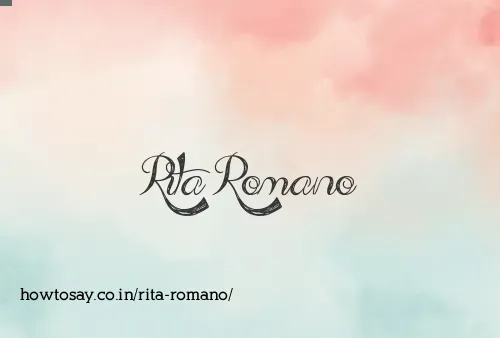 Rita Romano