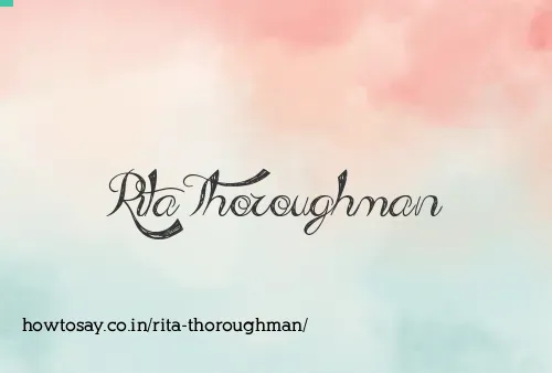 Rita Thoroughman