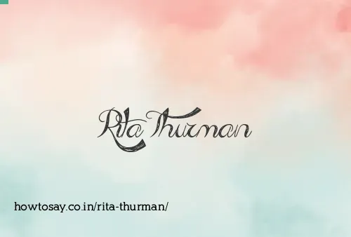 Rita Thurman