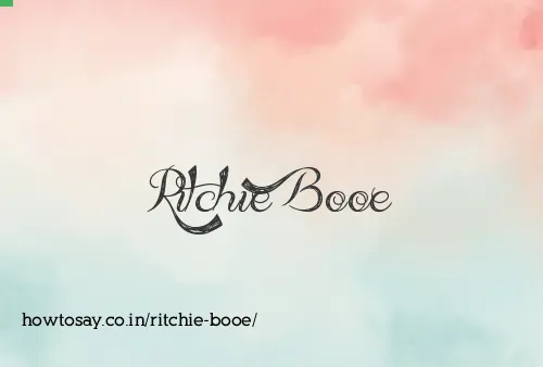 Ritchie Booe