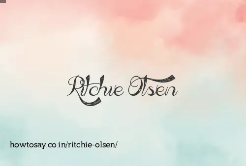 Ritchie Olsen
