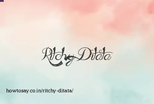Ritchy Ditata