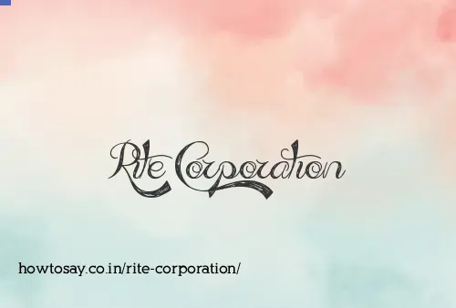Rite Corporation