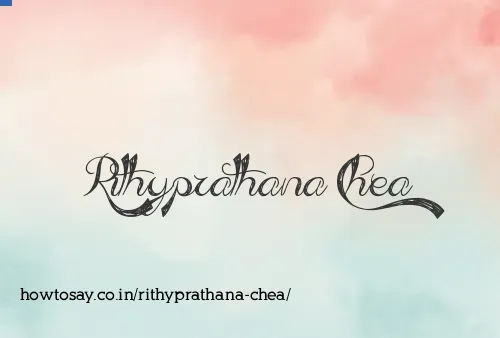 Rithyprathana Chea