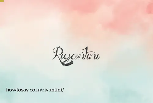 Riyantini