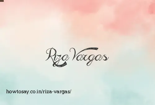 Riza Vargas