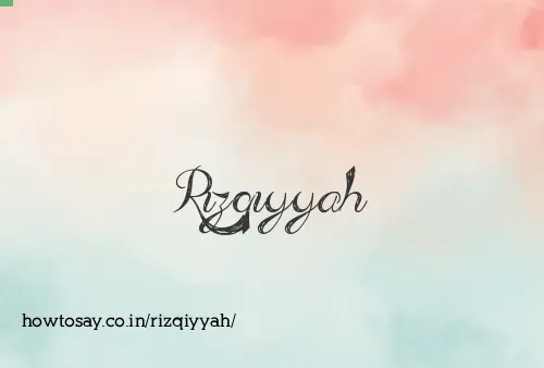 Rizqiyyah