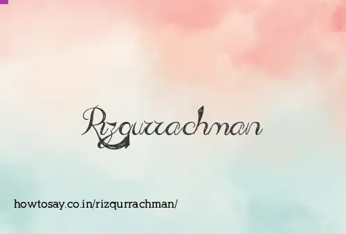 Rizqurrachman