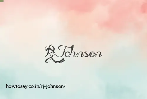 Rj Johnson