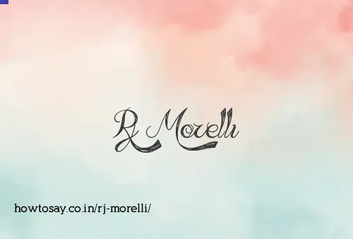 Rj Morelli