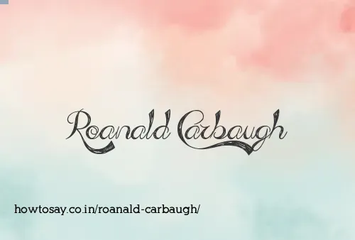 Roanald Carbaugh
