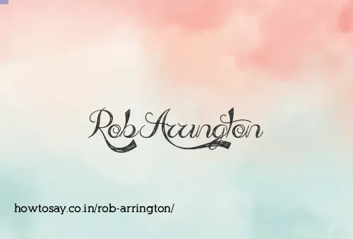 Rob Arrington