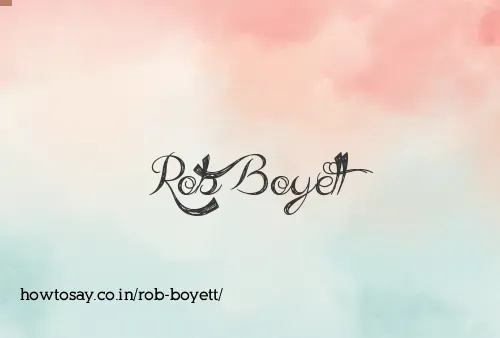 Rob Boyett