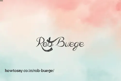 Rob Buege